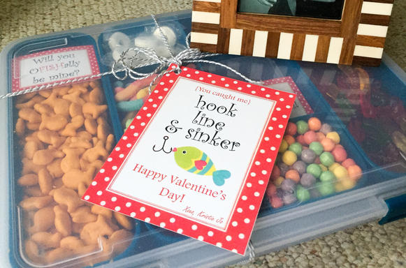 Father's Day Candy Tackle Box Gift Idea - Organize by Dreams