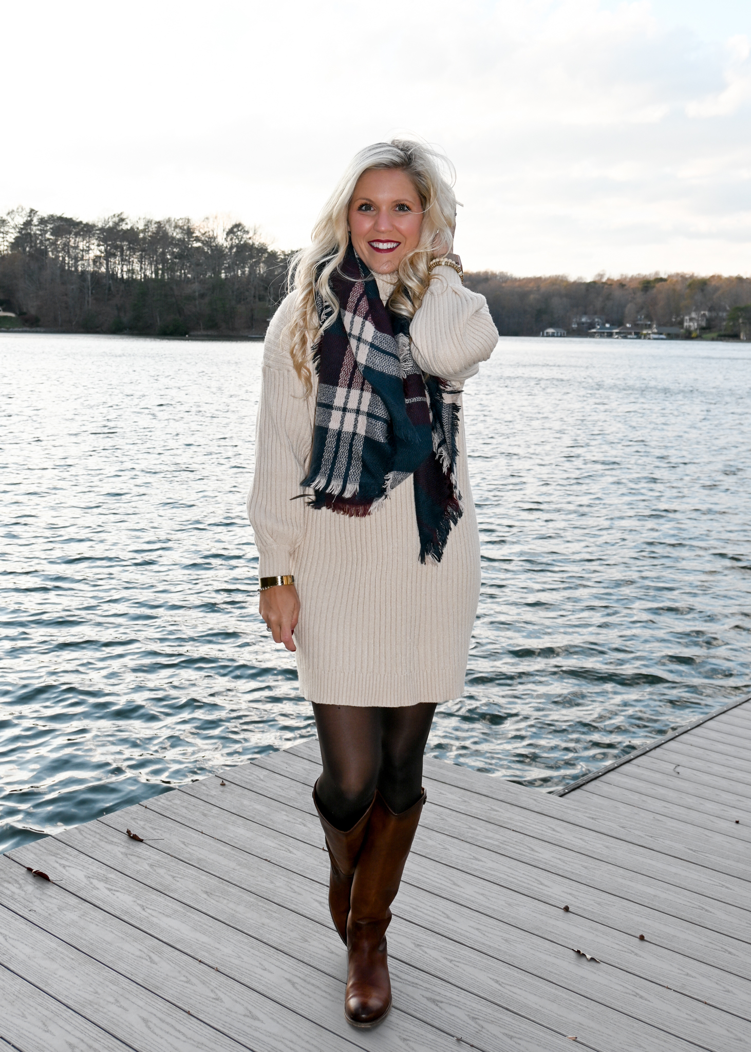 Sweater Dress - Kristie in Carolina